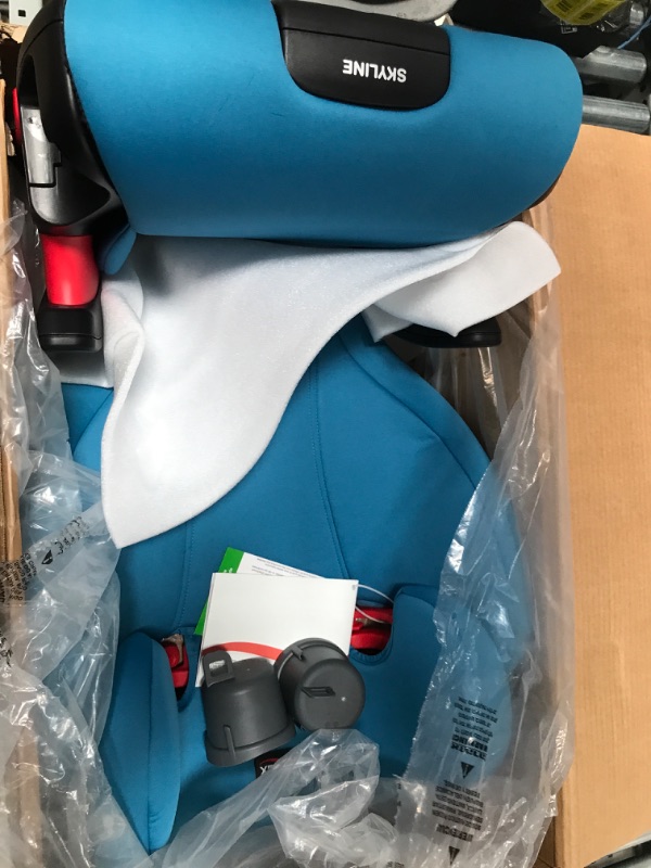 Photo 1 of Britax Skyline 2-Stage Belt-Positioning Booster Car Seat, Teal - Highback and Backless Seat