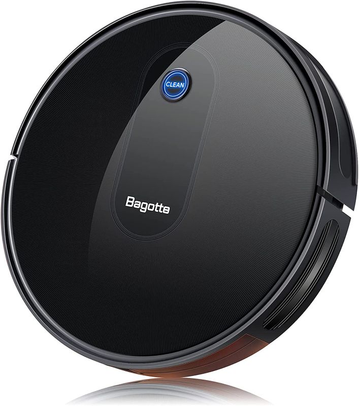 Photo 1 of Bagotte BG600 Robot Vacuum Cleaner, Super-Thin & Quiet, High Suction, Smart Self-Charging Robotic Vacuum Cleaners Automatic Sweeper for Pet Hairs, Hard Floor, Medium Carpet
