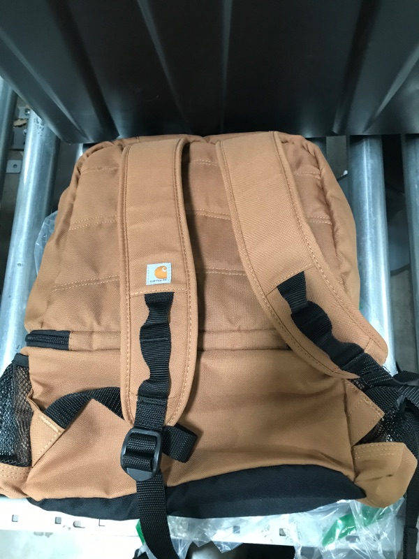 Photo 3 of Carhartt Insulated 24 Can Two Compartment Cooler Backpack, Backpack with Fully-Insulated Cooler Base, Carhartt Brown
