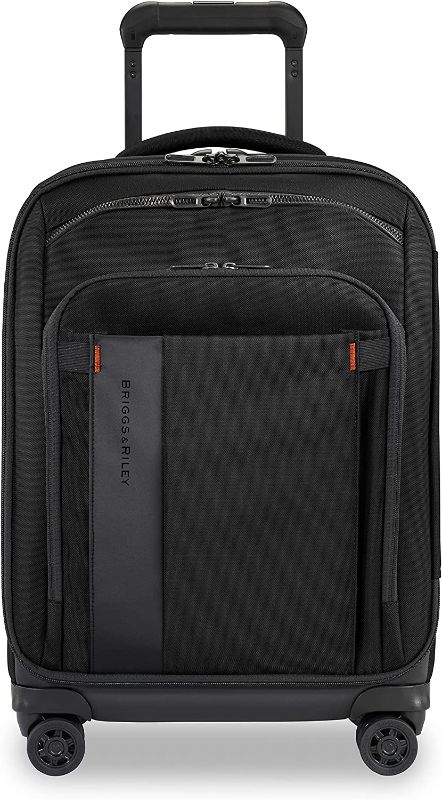 Photo 1 of Briggs & Riley ZDX-Expandable Luggage with 4 Spinner Wheels, Black, Carry-On 21 Inch
