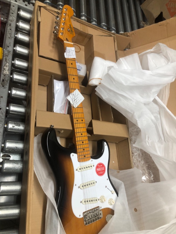 Photo 2 of Squier Classic Vibe 50s Stratocaster Electric Guitar, 2-Color Sunburst, Maple Fingerboard 2-Color Sunburst Full