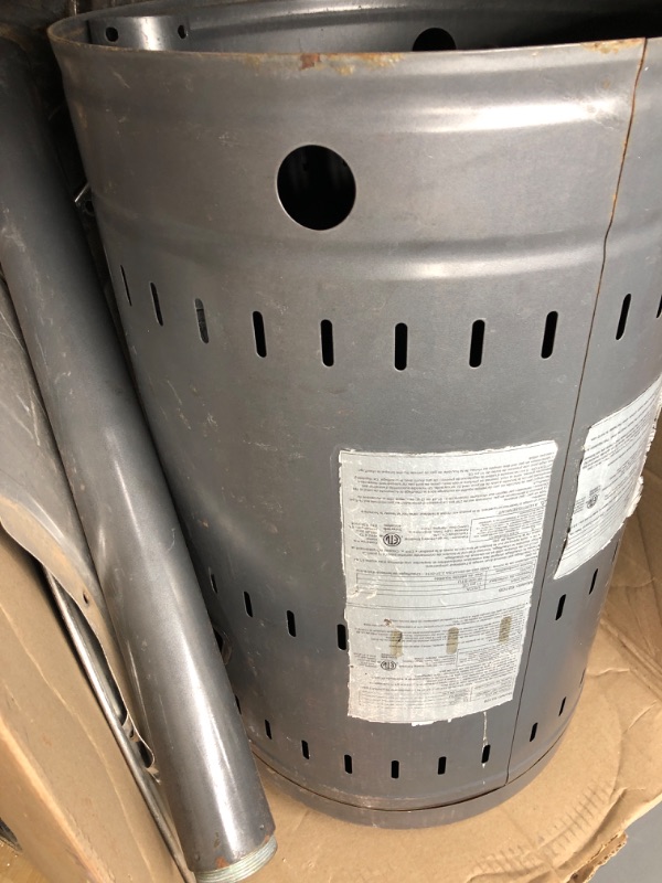 Photo 2 of ***PARTS ONLY***Amazon Basics 46,000 BTU Outdoor Propane Patio Heater with Wheels, Commercial & Residential, Slate Gray
