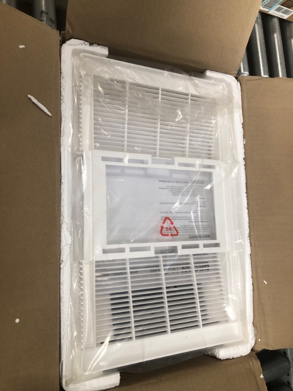 Photo 1 of NuTone 765H80L: 80 CFM 2 Sone Ceiling Mounted Exhaust Fan with Heater and LED Light