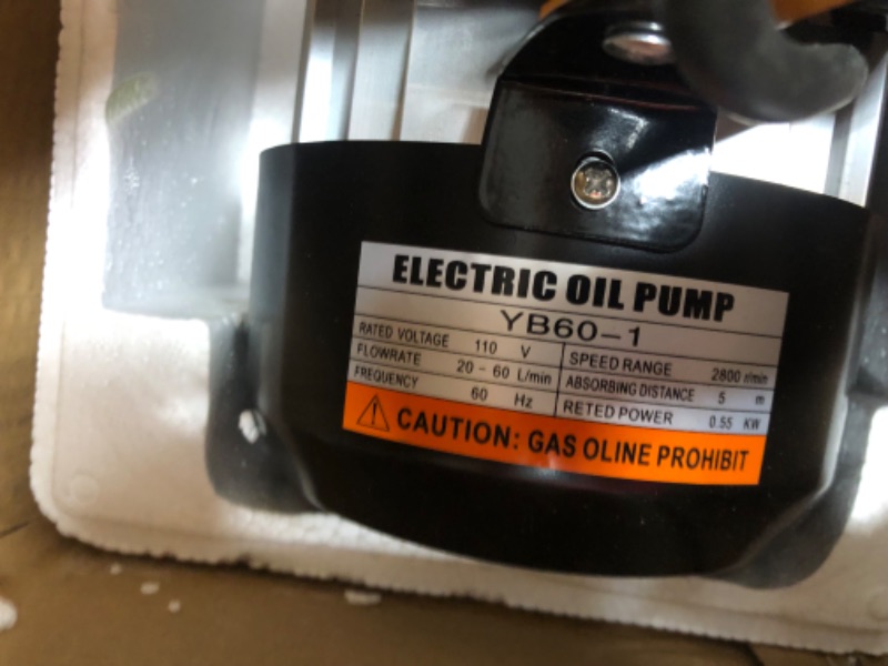 Photo 4 of **POWERS ON **
Electric Fuel Transfer Pump
