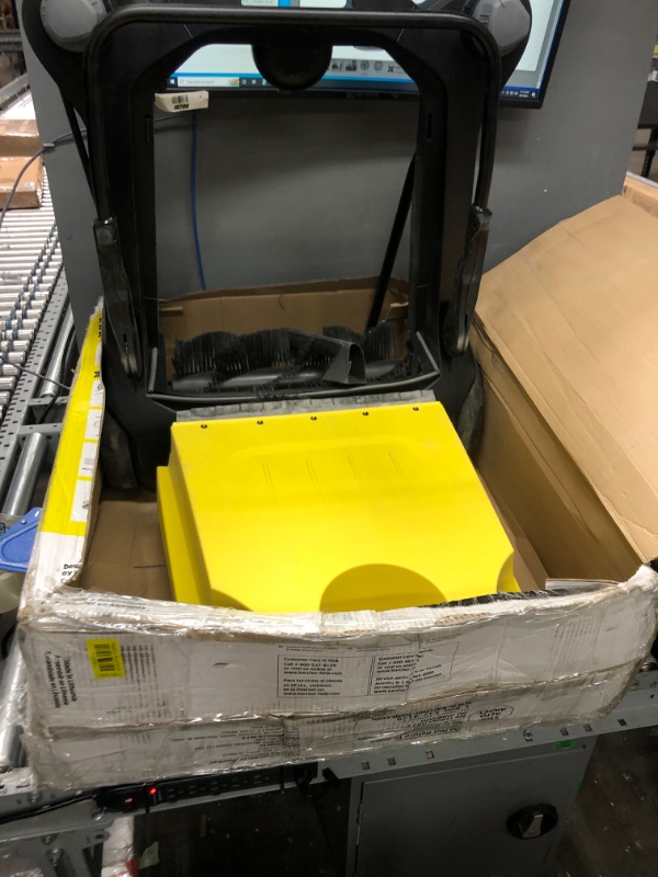 Photo 3 of **MISSING 2 SWEEPERS**
Karcher S 6 Twin Walk-Behind Outdoor Hand Push Floor Sweeper - 10 Gallon Capacity, 33.9" Sweeping Width, Sweeps up to 32,300 Square Feet/Hour S 6 Twin Floor Sweeper