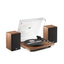 Photo 1 of Cracked Plastic Lid ANGELS HORN H00501 HI-FI BLUETOOTH TURNTABLE WITH STEREO BOOKSHELF SPEAKERS
