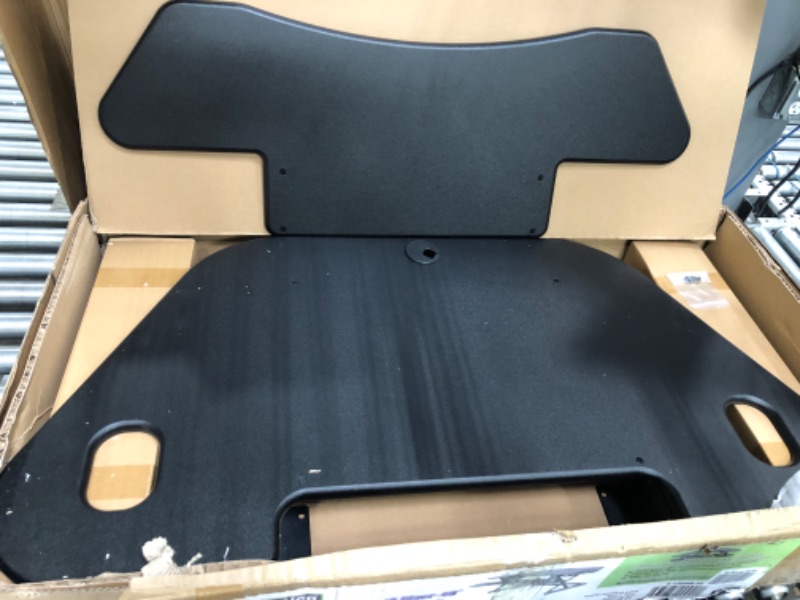 Photo 1 of SM DAMAGED TABLE LOWER EDGE**Rocelco 46" Height Adjustable Corner Standing Desk Converter 
