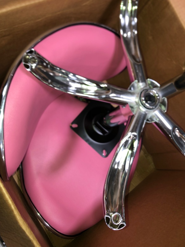 Photo 1 of *PARTS ONLY*// COLOR MAY VARY** Artist hand Barber Stool Rolling Swivel Salon Stool Chair Barber Stool with Back Support, Ergonomic seat hydraulically Adjustable for Medical Massage Salon...
