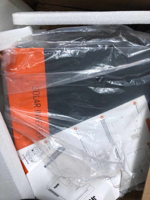 Photo 1 of PowMr 3000W Solar Hybrid Inverter 24VDC to 110VAC Off-Grid 60A MPPT Controller
