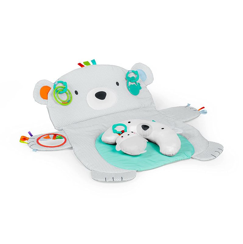 Photo 1 of Bright Starts Tummy Time Prop & Play Activity Mat - Polar Bear, Ages Newborn +, 1 Count (Pack of 1)
