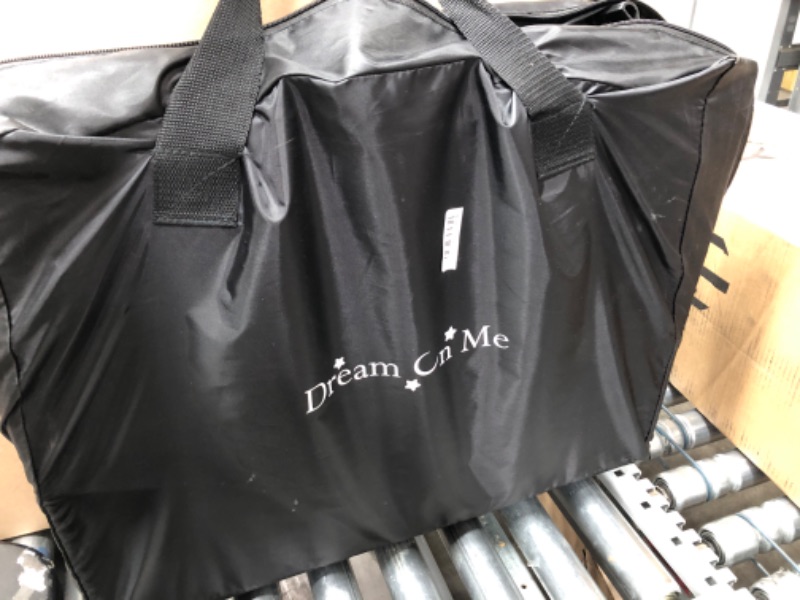 Photo 3 of (LIKE NEW) Dream On Me Travel Light Playard In Black, Lightweight, Portable And Easy To Carry Baby Playard, Indoor And Outdoor - With A Soft And Comfortable Mattress Pad