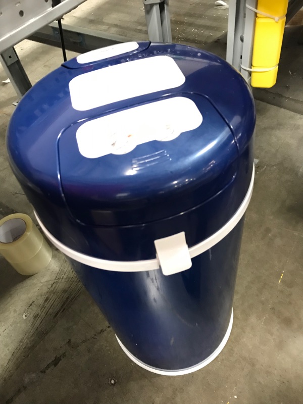 Photo 2 of Bubula Steel Diaper Pail in Navy