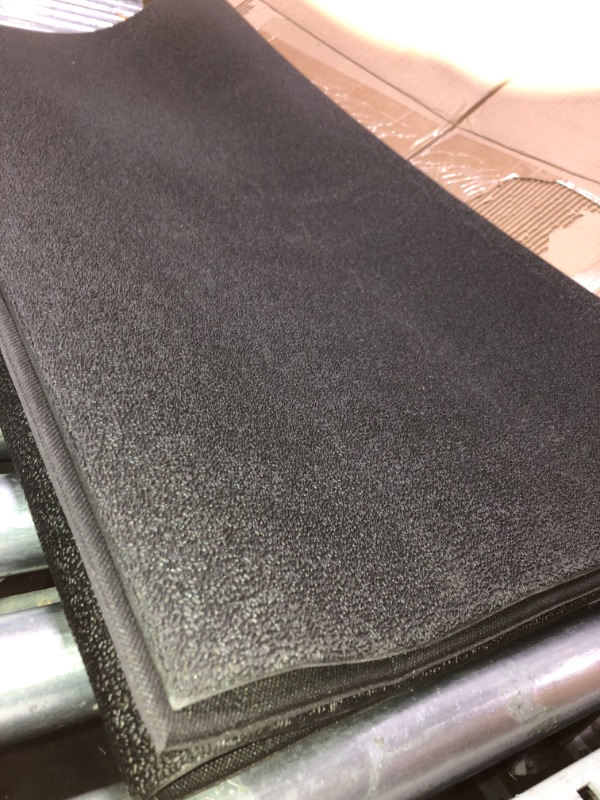 Photo 1 of (SEE NOTES) 36" X 72" (1/4" THICK) Tension Relief Black Area Floor Mat, Textured 