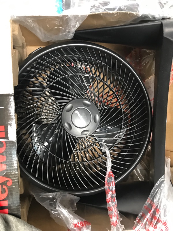 Photo 2 of 12 in. 3 Speed Whole Room Circulator Floor Fan