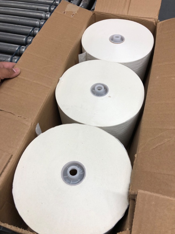 Photo 1 of PACIFIC BLUE HARDWOUND 1-PLY ROLL TOWEL 3 ROLLS 