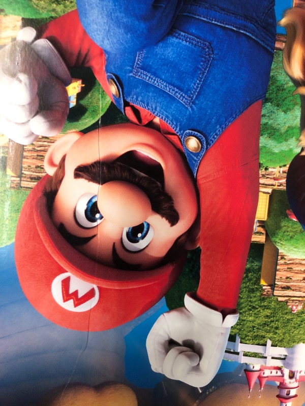 Photo 3 of *DAMAGED* Trends International The Super Mario Bros. Movie - Mushroom Kingdom Key Art Wall Poster, 22.375" x 34", Black Framed Version
