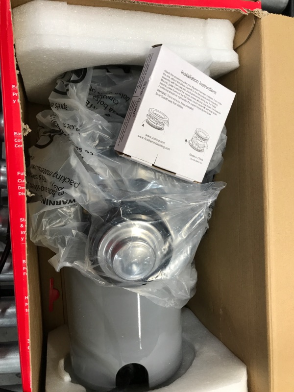 Photo 4 of ***TESTED/ POWERS ON***Frigidaire FF13DISPC1 1.25 HP Corded Garbage Disposer for Kitchen Sinks 1 1/4 Horsepower Corded Disposer