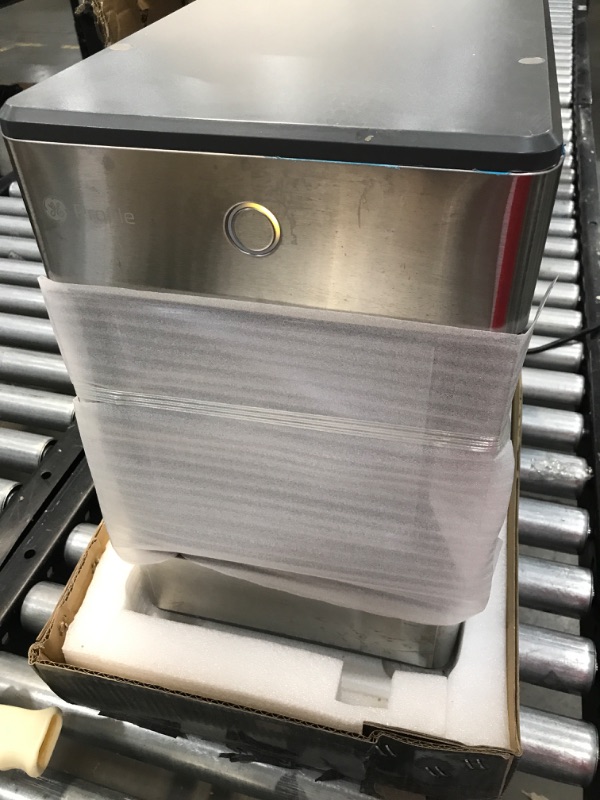 Photo 2 of ***TESTED/ POWERS ON***GE Profile Opal 2.0 | Countertop Nugget Ice Maker | Ice Machine with WiFi Connectivity | Smart Home Kitchen Essentials | Stainless Steel Stainless Steel Ice Maker