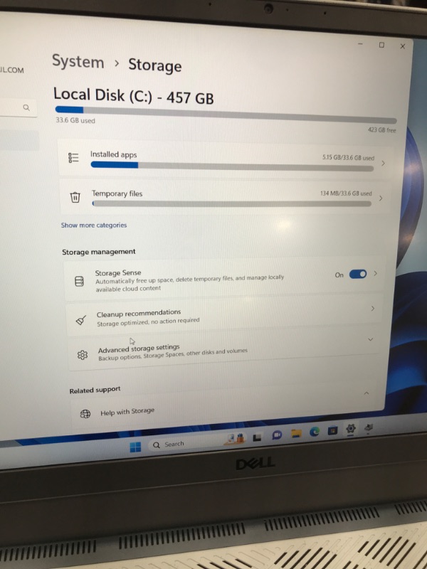 Photo 5 of Dell Newest G15 Gaming Laptop, 15.6" FHD 120Hz Display, AMD Ryzen 7 5800H 8-Core Processor, GeForce RTX 3050 Ti, 32GB RAM, 512GB SSD, Webcam, HDMI, Wi-Fi 6, Backlit Keyboard, Windows 11 Home, Grey
