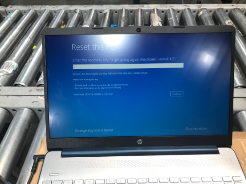 Photo 4 of NEEDS PROFESSIONAL REPAIR 
HP 2022 15.6" FHD Laptop, AMD Ryzen 5-5500U Processor, 16GB RAM, 512GB PCIe SSD, AMD Radeon Graphics, HD Webcam, Bluetooth, Wi-fi, Win 11, Blue, 32GB