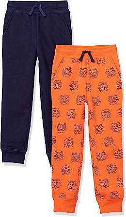 Photo 1 of Amazon Essentials Boys and Toddlers' Fleece Jogger Sweatpants, Multipacks
