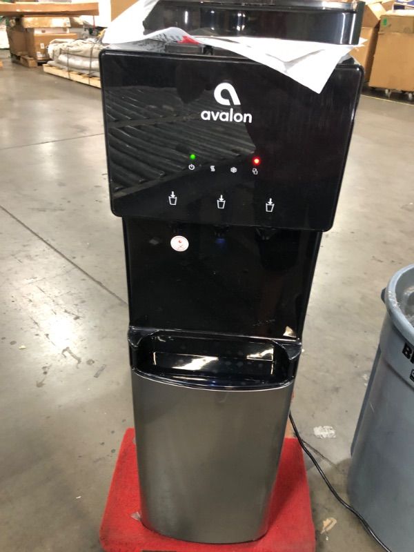 Photo 2 of ***PARTS ONLY NOT FUNCTIONAL***Avalon Bottom Loading Water Cooler Dispenser with BioGuard- 3 Temperature Settings- UL/Energy Star Approved- Bottled
