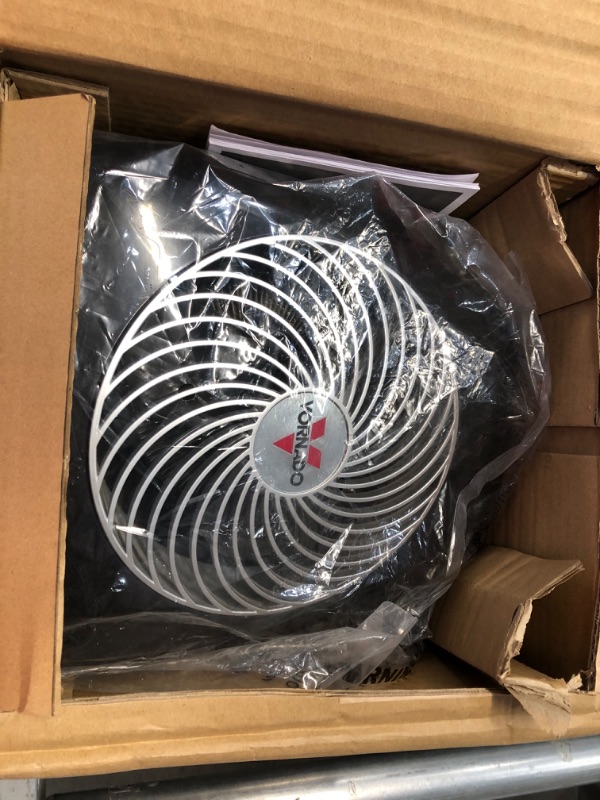 Photo 1 of Vornado MVH Vortex Heater with 3 Heat Settings, Adjustable Thermostat, Tip-Over Protection, Auto Safety Shut-Off System, Whole Room, Black