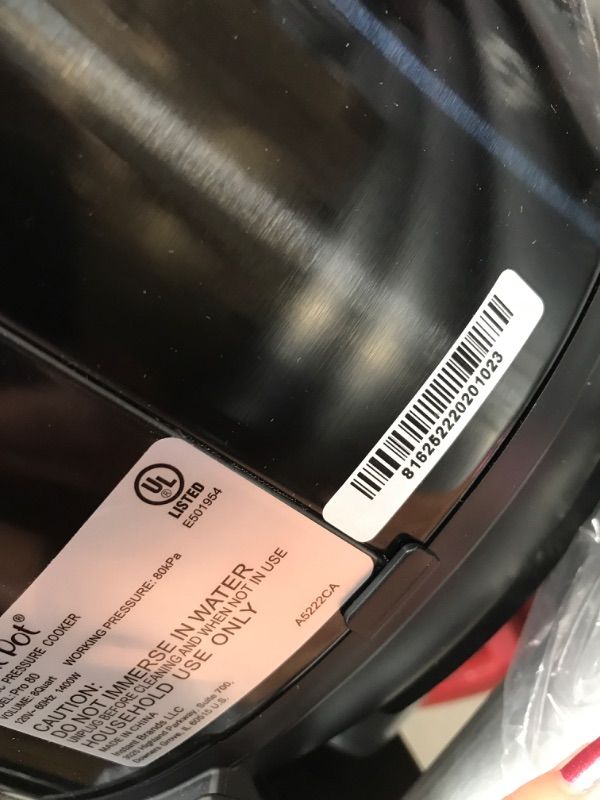 Photo 1 of Instant Pot 8-Qt. Pro Pressure Cooker