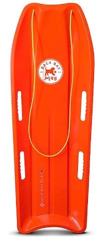 Photo 1 of Back Bay Play 47" Snow Sled Racer High Density Plastic Sled 