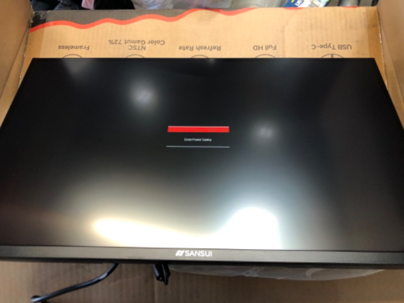 Photo 1 of SANSUI Gaming Monitor 240Hz 27" 1080p USB Type-C MPRT 1ms Adaptive Sync Ultra Slim LED Computer Monitor Built-in Speakers DP HDMI USB Eye Care VESA Compatible (Type-C and DP Cable Included)
