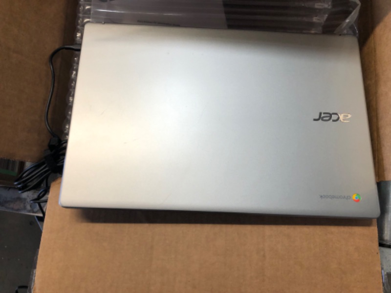 Photo 5 of Acer 2022 Chromebook, 17" IPS Full HD(1920x1080) Screen, Intel Celeron Processor Up to 2.80 GHz, 4GB DDR4 Ram, 64GB SSD, Super-Fast 6th Gen WiFi, Chrome OS, Natural Silver(Renewed)