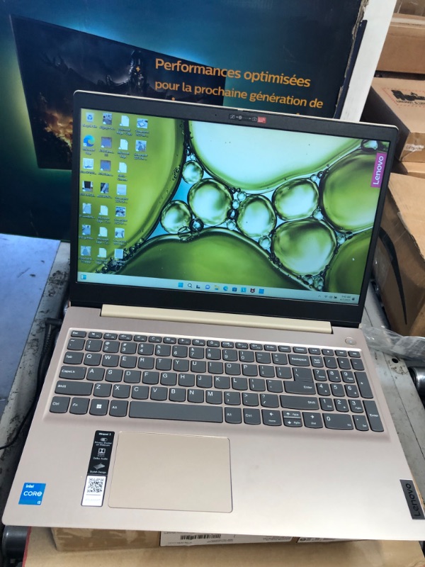 Photo 3 of Lenovo 2022 Newest Ideapad 3 Laptop, 15.6" HD Touchscreen, 11th Gen Intel Core i3-1115G4 Processor, 8GB DDR4 RAM, 256GB PCIe NVMe SSD, HDMI, Webcam, Wi-Fi 5, Bluetooth, Windows 11 Home, Almond
