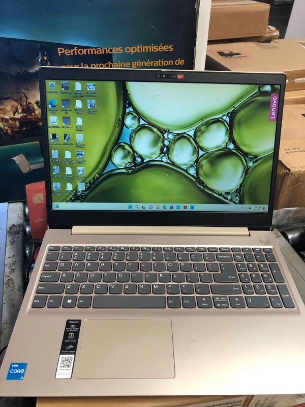 Photo 2 of Lenovo 2022 Newest Ideapad 3 Laptop, 15.6" HD Touchscreen, 11th Gen Intel Core i3-1115G4 Processor, 8GB DDR4 RAM, 256GB PCIe NVMe SSD, HDMI, Webcam, Wi-Fi 5, Bluetooth, Windows 11 Home, Almond
