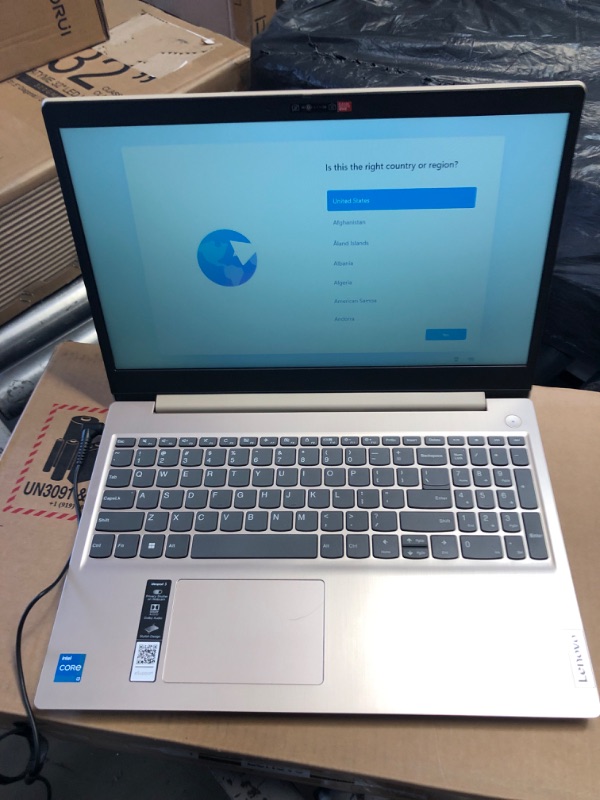 Photo 7 of Lenovo 2022 Newest Ideapad 3 Laptop, 15.6" HD Touchscreen, 11th Gen Intel Core i3-1115G4 Processor, 8GB DDR4 RAM, 256GB PCIe NVMe SSD, HDMI, Webcam, Wi-Fi 5, Bluetooth, Windows 11 Home, Almond
