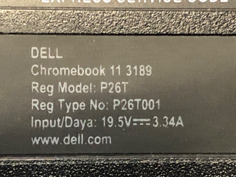 Photo 8 of Dell Chromebook 3189 Laptop, 11.6" HD (1366 x 768) Non-Touch, Intel Celeron N3060, 4GB RAM, 32GB eMMC SSD, Chrome OS (Renewed)
