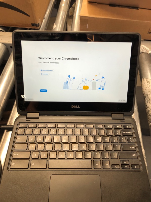 Photo 3 of Dell Chromebook 3189 Laptop, 11.6" HD (1366 x 768) Non-Touch, Intel Celeron N3060, 4GB RAM, 32GB eMMC SSD, Chrome OS (Renewed)
