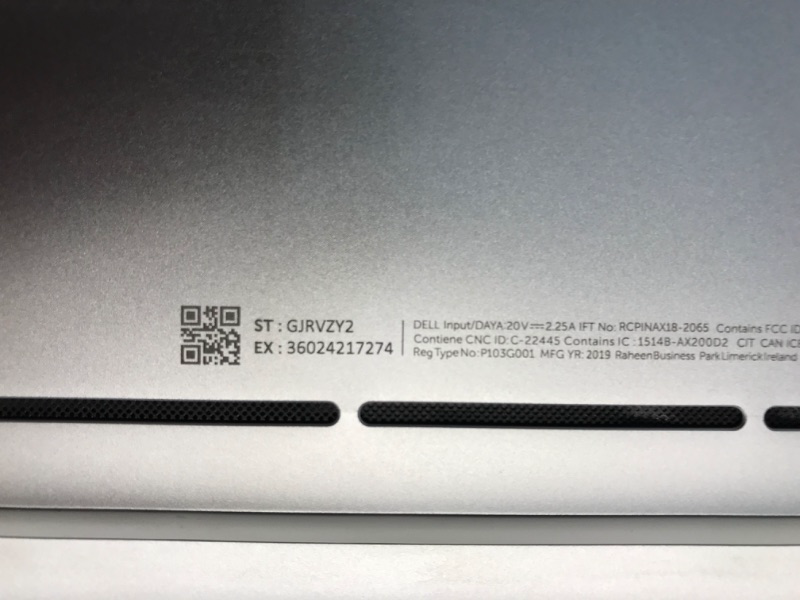 Photo 14 of (see notes about functionality)
DELL XPS 13 7390 2-in-1 Laptop, 13.4, FHD (1920 X 1200), Touchscreen, Intel Core 10th Gen i7-1065G7, 16GB LPRAMx, 512GB SSD Onboard, Windows 10 (Renewed)
