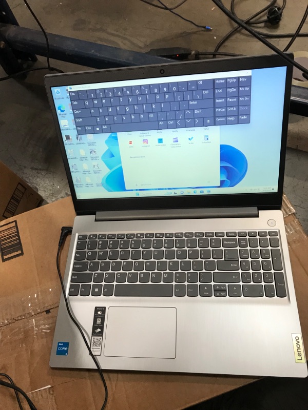 Photo 4 of Lenovo IdeaPad 3 15ITL05 81X800ECUS 15.6" Touchscreen Notebook - HD - 1366 x 768 - Intel Core i3 i3-1115G4 Dual-core (2 Core) 3 GHz - 8 GB RAM - 256 GB SSD - Almond - Intel Chip - Windows 10 Home
