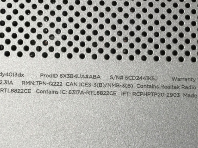 Photo 6 of UNALE TO CONNECT TO WIFI NEEDS PROFESSIONAL REPAIR 
HP 15.6" HD Touchscreen Laptop, Intel Core i5-1155G7, 12GB RAM, 256GB SSD, Intel Iris Xe Graphics, Windows 11 Home
