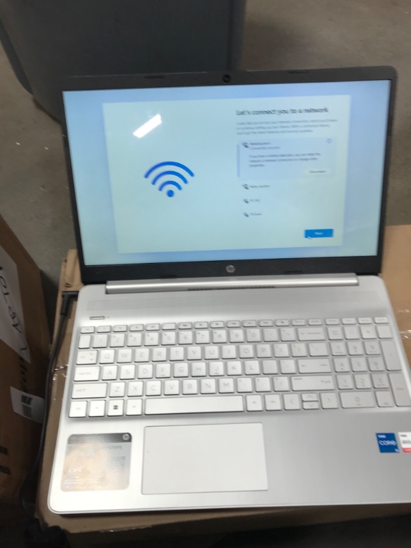 Photo 2 of UNALE TO CONNECT TO WIFI NEEDS PROFESSIONAL REPAIR 
HP 15.6" HD Touchscreen Laptop, Intel Core i5-1155G7, 12GB RAM, 256GB SSD, Intel Iris Xe Graphics, Windows 11 Home
