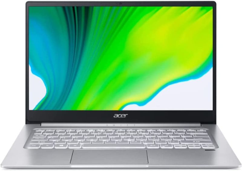 Photo 1 of Acer Swift 3 Intel Evo Thin & Light Laptop, 14" Full HD, Intel Core i7-1165G7, Iris Xe Graphics, 8GB LPDDR4X, 256GB NVMe SSD, Wi-Fi 6, Fingerprint Reader, Back-lit KB