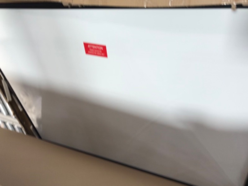 Photo 1 of Rolling Whiteboard 48 x 36 - maxtek Height Adjustable Magnetic White Board, Double Sided Mobile Dry Erase Board, 4' x 3' Easel White Board on Wheels, Large Portable Flipping Whiteboard with Stand
