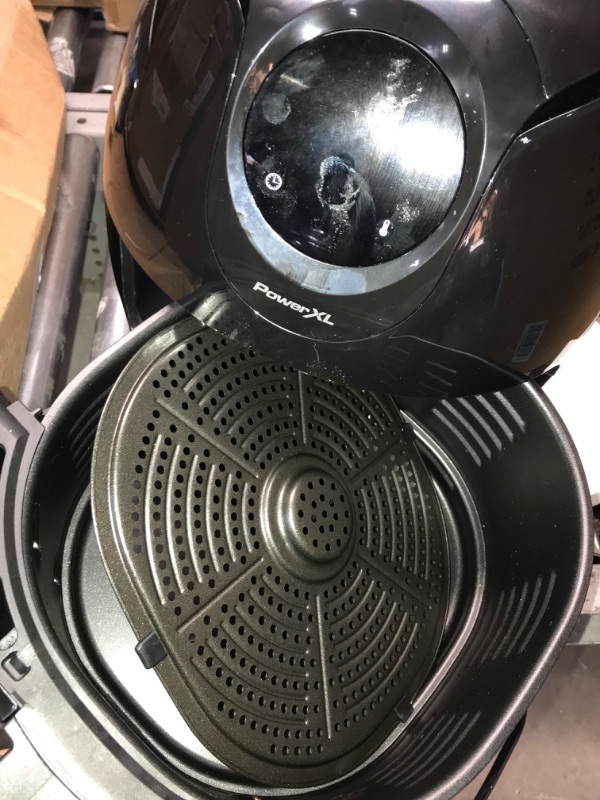 Photo 2 of PowerXL Air Fryer 7 QT Maxx Classic , Extra Hot Air Fry, Cook, Crisp, Broil, Roast, Bake, High Gloss Finish, Black (7 Quart)