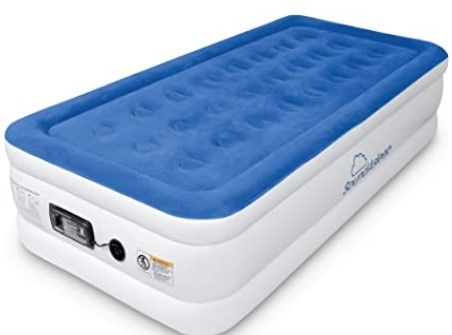 Photo 1 of *SIZE UNKNOWN* SoundAsleep Dream Series Luxury Air Mattress with ComfortCoil Technology & Built-in High Capacity Pump for Home & Camping- Double Height, Adjustable, Inflatable Blow Up, Portable 