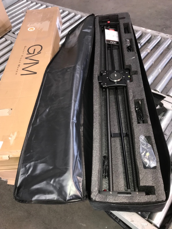 Photo 1 of GVM Great Video Maker Camera Motorized Slider,48"/120CM,Automatic Round Trip,Time Lapse,Panoramic Shooting,Video Capture,Slider Smooth and Stable,with Battery 48"Carbon fiber Motorized slider