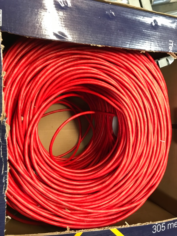 Photo 2 of iTechCables, CAT6 Plenum Bulk Ethernet Cable 1000ft (CMP Rated) | Fluke Test Passed | 23AWG 4Pair Solid, 550-MHz | Unshielded Twisted Pair (UTP) | Up to 10 Gigabit, Blue