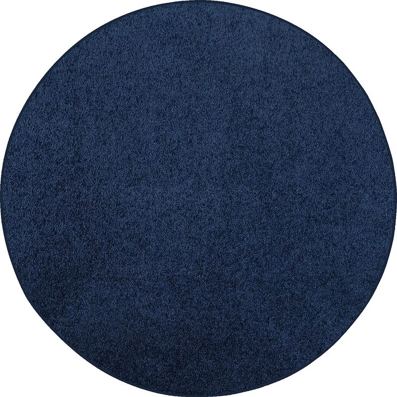 Photo 1 of 23 inch round blue rug