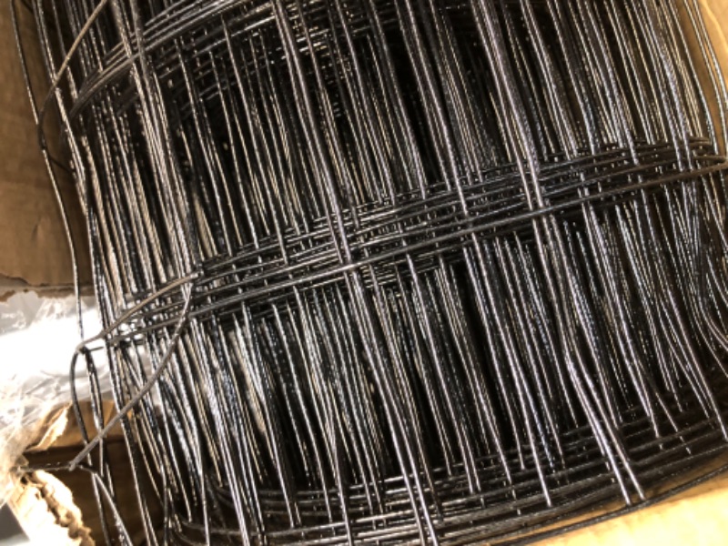 Photo 1 of 24'' x100' 1inch Hardware Cloth16 Gauge Black Vinyl Coated Welded Fence Mesh for Home and Garden Fence and Home Improvement Project (24'' x 100')