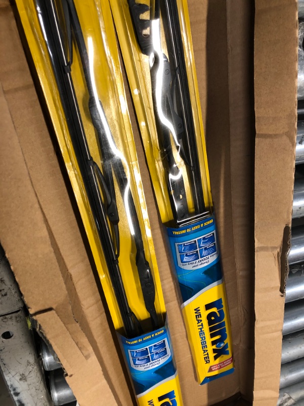 Photo 2 of Rain-X 820147 WeatherBeater Wiper Blades, 26" and 16" Windshield Wipers (Pack Of 2), Automotive Replacement Windshield Wiper Blades That Meet Or Exceed OEM Quality And Durability Standards 26" and 16" Combo