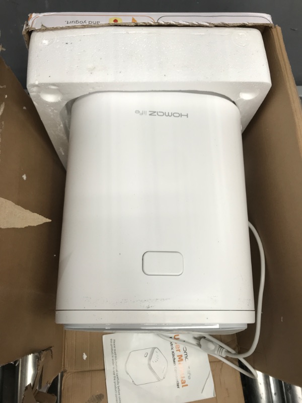 Photo 1 of Homaz life Electric Kitchen Composter, Smart Waste Compost Machine, Indoor Countertop Food Cycler, 4.5 Liters